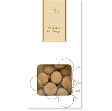 Sjokolade lakriskuler i eske